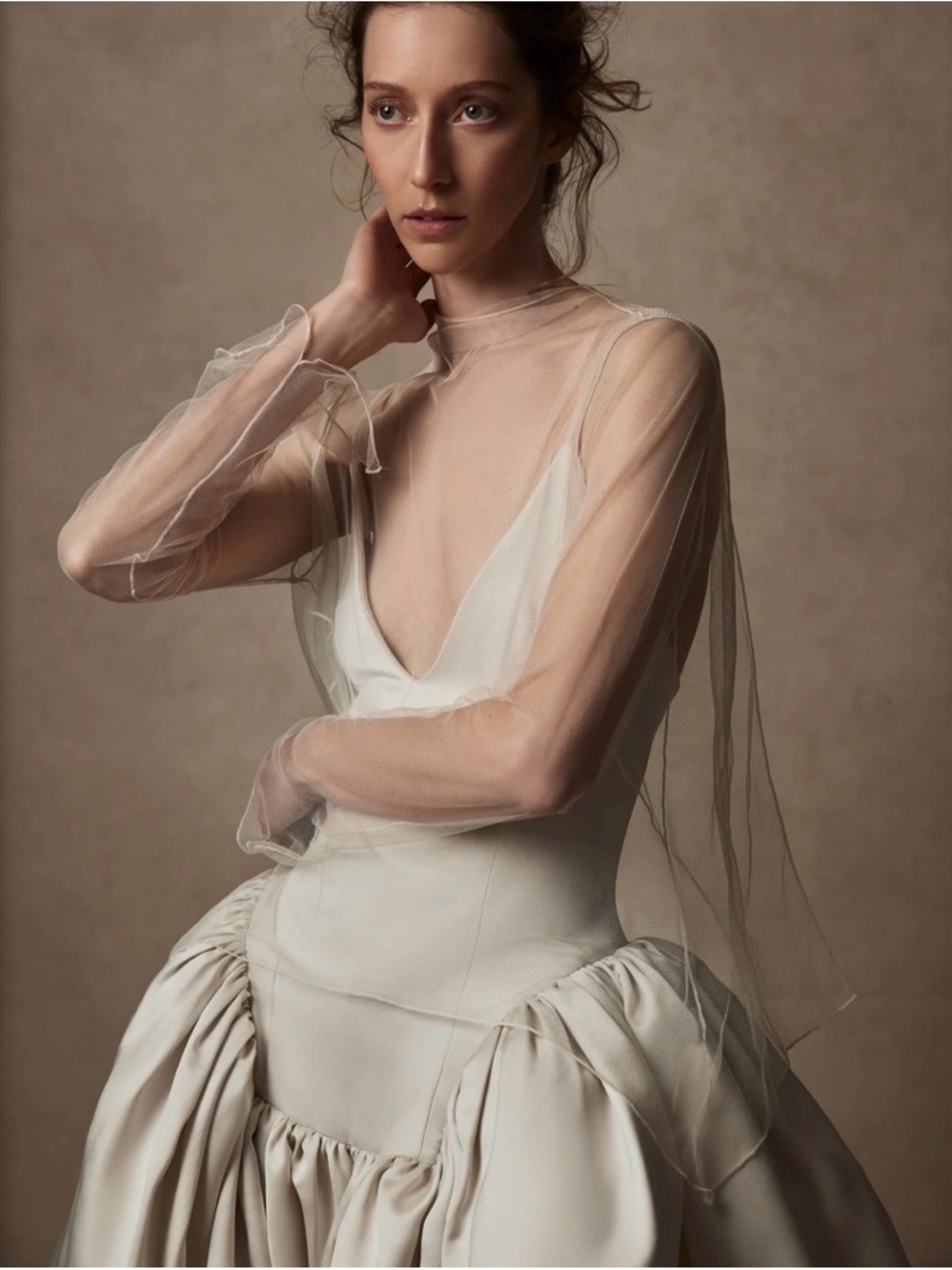 Danielle Frankel Clara Tulle Topper NWT